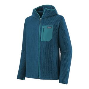 NWT PATAGONIA Men’s R1 Air Full Zip Hoody in Lagom Blue Size XL